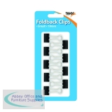 Tiger Small Fold Back Clips (12 Pack) 302004
