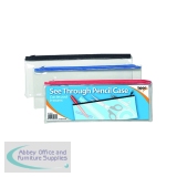 See Through Pencil Case 330 x 125mm (12 Pack) 300795