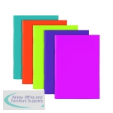 Polypropylene Covered Notebooks A5 40 Sheets Assorted  (10 Pack) 301746
