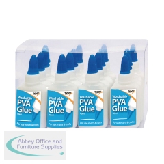Tiger Washable PVA Glue 40ml (Pack of 16) 301559