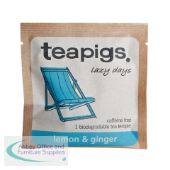 Teapigs Lemon and Ginger Envelope (Pack of 50) FOTEA004