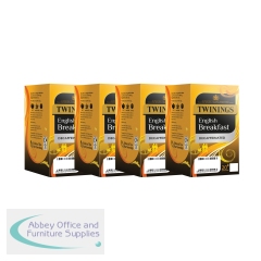 Twinings Decaffeinated English Breakfast Tea Bags (Pack of 80) F12423