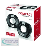 Trust compact 8 Watt 2.0 speaker set (4 Watt RMS Pack) 20943