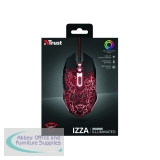 Trust GXT 105 IZZA Wired Gaming Mouse 6 Buttons LED Light 21683