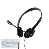 Trust HS-100 Chat Wired Headset Black 24423