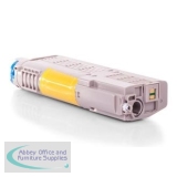 Compatible OKI C532 46490401 Yellow 1500 Page Yield