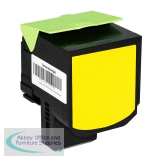 Compatible Lexmark Toner 800X4 80C0X40 Yellow 4000 Page Yield *7-10 day lead*