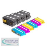 Compatible HP Multi-Pack C2P42AE 932Xl 933XL Assorted >1000 each Page Yield