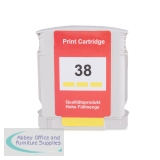 Compatible HP Inkjet 38 C9417A Yellow 27ml *7-10 day lead*