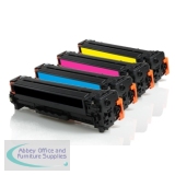 Compatible HP Multi-Pack CC530 304A Assorted 3500 / 2800 each Page Yield