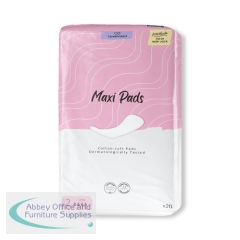 Care + Protect Sanitary Pads Maxi Size 2 Day x20 Pads (Pack of 12) 6411D