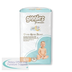 Giggles Maxi Nappies 7-18kg Jumbo (Pack of 54) 2103