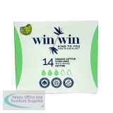 TSL21024 - Win Win Sustainable Ultra Day Sanitary Pad Pack 14 (Pack of 12) 1024