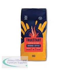Truestart Super Blend Ground Coffee 1kg HBSBGR1KG