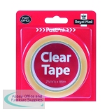 Postpak Clear Sticky Tape 25mmx66m (Pack of 24) 9721744