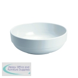 Glazed Bowl 7.5 Inch 19cm Melamine White (Pack of 6) GB-C108