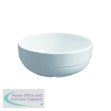 Glazed Bowl 5.5 Inch 14cm Melamine White (Pack of 6) GB-C106