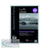 Seco Brushed Aluminium Frame 11mm A3 Silver ALA3-SV