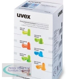 Uvex Hi-Com UnCorded Dispenser Refill Earplugs (Pack of 300)