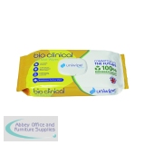 Uniwipe Bio Clinical Midi Wipes Biodegradable Wipes (Pack of 100) 1081