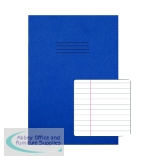 Rhino Exercise Book 8mm Ruled 64P A4 Dark Blue (Pack of 50) VC48394