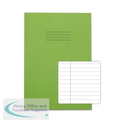 Rhino Exercise Book 80 Page 13x9in 8mm Ruled Light Green Contract (Pack of 50) VDUV080-238-8