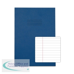 Rhino Exercise Book 80 Page 13x9in 8mm Ruled Dark Blue Contract (Pack of 50) VDUV080-277-4