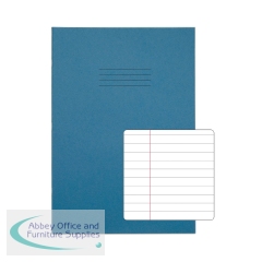 Rhino Exercise Book 80 Page A4 8mm Ruled Light Blue Contract (Pack of 50) VEXV668-1335-4