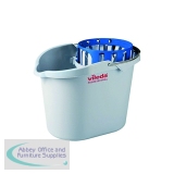 Vileda Supermop Bucket and Wringer 10 Litre Blue 138924