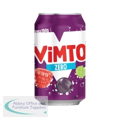 Vimto Zero Sugar 330ml Can (24 Pack) 2100