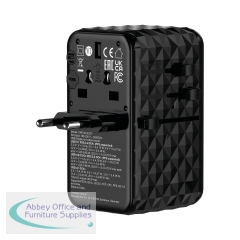 Verbatim Charge n Travel GaN III Universal Travel Adapter 85W 32127