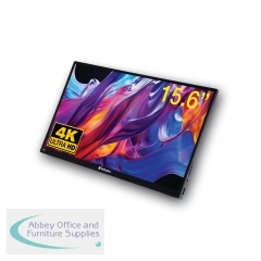 Verbatim Portable Touchscreen Ultra HD 4K 15.6 Inch Monitor 32238