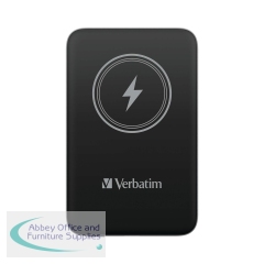 Verbatim Charge n Go Power Bank Magnetic Wireless Charging 10000mAh Black 32245