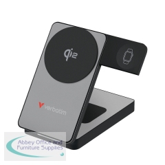 Verbatim QI2 Magnetic Wireless Power Bank 10000 Mah Grey 32295