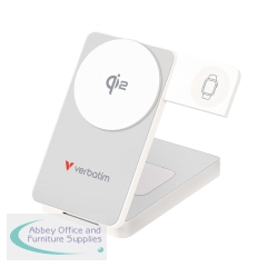 Verbatim QI2 Magnetic Wireless Power Bank 10000 Mah White 32296