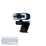 Verbatim AWC-02 Full HD 1080P Autofocus Webcam Microphone/Light 49579