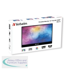Verbatim PM-14 Portable Monitor 14 Inch Full HD 1080P 49590