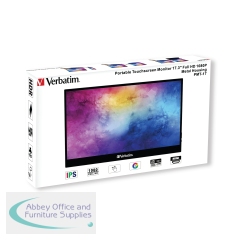 Verbatim PMT-17 Portable Touchscreen Monitor 17.3 Inch FHD 1080P 49593