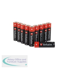 Verbatim AA Battery Premium Alkaline Hangcard (Pack of 10) 49875