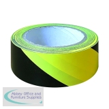 Black And Yellow Hazard Tape 33m (6 Pack) HZT3348