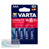 Varta Longlife Max Power AAA Battery (4 Pack) 04703101404