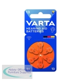 Varta Hearing Aid Batteries 13 (Pack of 6) 24606101416