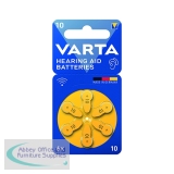 Varta Hearing Aid Batteries 10 (Pack of 6) 24610101416