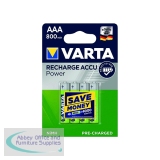 Varta AAA Rechargeable Accu Battery NiMH 800 mAh (4 Pack) 56703101404