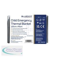 Blue Dot Child Emergency Thermal Blanket 120x90cm (Pack of 10) 30BDFB19