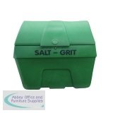 Winter Salt/Grit Bin Lockable No Hopper 400 Litre Green 317070