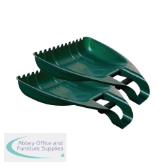 Whitefurze Leaf Grabber Set of 2 Green G25LG1