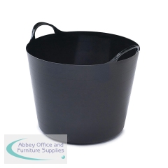Whitefurze Flexi Tub 26 Litres Black (Pack of 10) S27FX265
