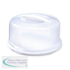 Whitefurze Round Cake Storage Box 300mm (Pack of 5) F08RO