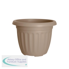 Whitefurze 40cm Athens Round Planter Taupe G07R40TP